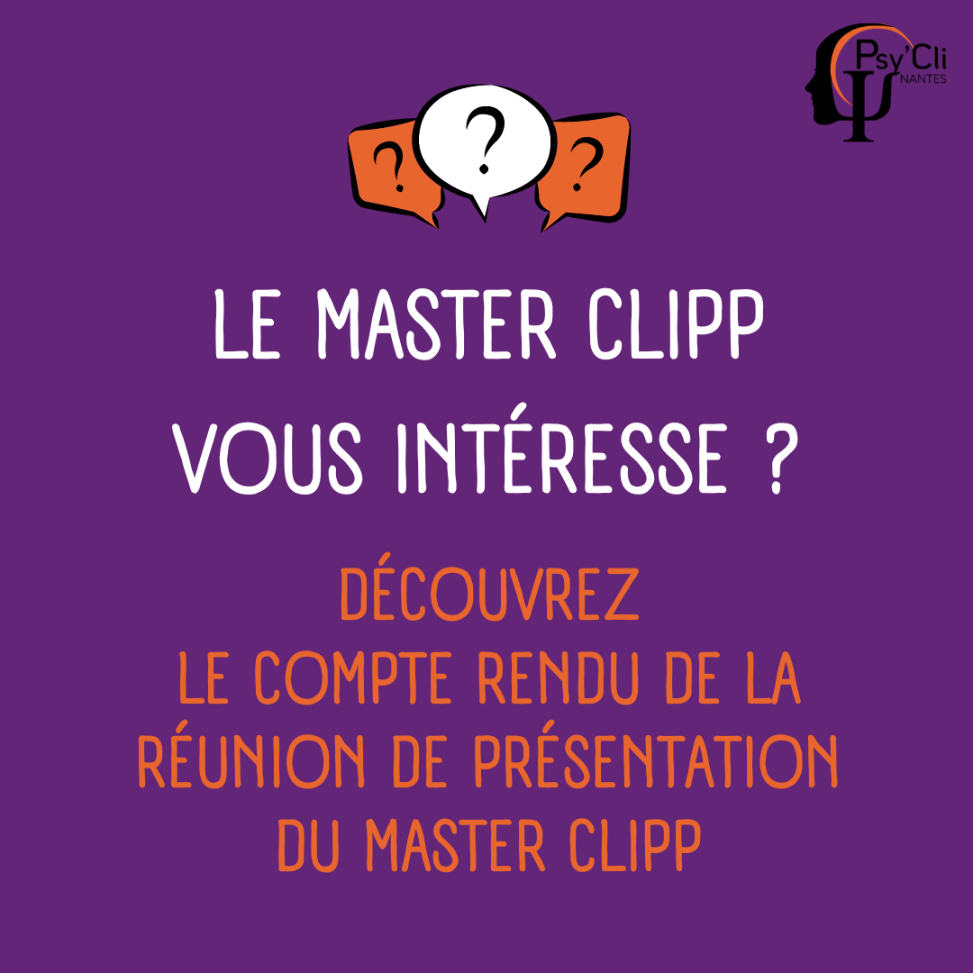 CR Réunion Master CliPP